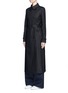 Front View - Click To Enlarge - DKNY - Belted cotton midi trench coat