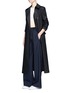 Figure View - Click To Enlarge - DKNY - Belted cotton midi trench coat