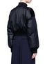 Back View - Click To Enlarge - DKNY - Satin bomber puffer jacket