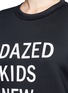 Detail View - Click To Enlarge - DKNY - 'Dazed Kids New York' print scuba jersey sweatshirt