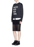 Figure View - Click To Enlarge - DKNY - 'Dazed Kids New York' print scuba jersey sweatshirt
