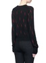 Back View - Click To Enlarge - EQUIPMENT - x Kate Moss 'Ryder' lightning print cashmere sweater