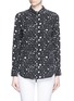 Main View - Click To Enlarge - EQUIPMENT - x Kate Moss 'Slim Signature Clean' star print silk shirt