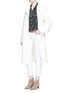 Figure View - Click To Enlarge - EQUIPMENT - x Kate Moss 'Slim Signature Clean' star print silk shirt