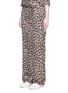 Front View - Click To Enlarge - EQUIPMENT - 'Avery' leopard print silk pyjama pants