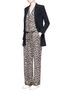 Figure View - Click To Enlarge - EQUIPMENT - 'Avery' leopard print silk pyjama pants