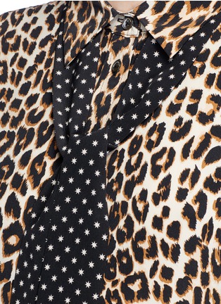 Detail View - Click To Enlarge - EQUIPMENT - x Kate Moss 'Slim Signature Clean' leopard print silk shirt