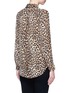 Back View - Click To Enlarge - EQUIPMENT - x Kate Moss 'Slim Signature Clean' leopard print silk shirt