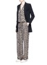 Figure View - Click To Enlarge - EQUIPMENT - x Kate Moss 'Lake' leopard print pyjama top