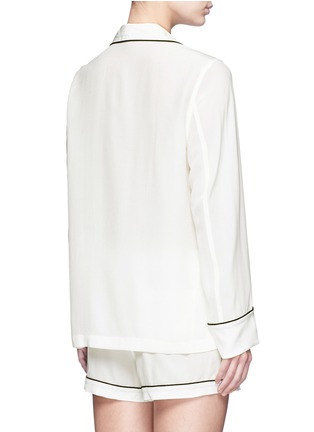 Back View - Click To Enlarge - EQUIPMENT - 'Lillian' silk pyjama set
