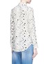 Back View - Click To Enlarge - EQUIPMENT - x Kate Moss 'Slim Signature Clean' star print silk shirt