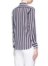 Back View - Click To Enlarge - EQUIPMENT - 'Leema' stripe print silk shirt