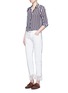 Figure View - Click To Enlarge - EQUIPMENT - 'Leema' stripe print silk shirt