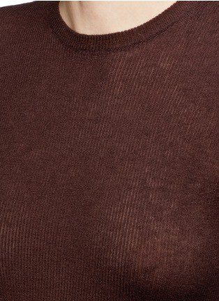 Detail View - Click To Enlarge - VINCE - Cashmere rib knit sweater