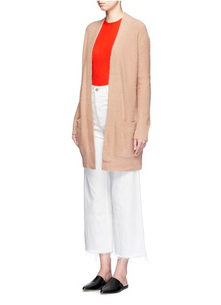 Front View - Click To Enlarge - VINCE - Boiled cashmere robe cardigan