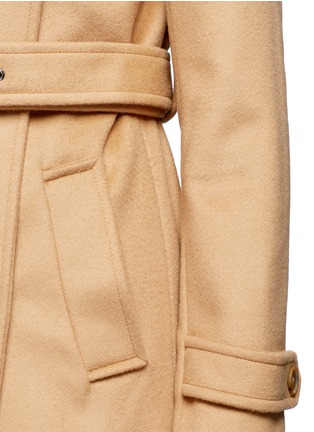 Detail View - Click To Enlarge - VINCE - Double breasted wool-cashmere trench coat