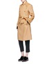 Figure View - Click To Enlarge - VINCE - Double breasted wool-cashmere trench coat