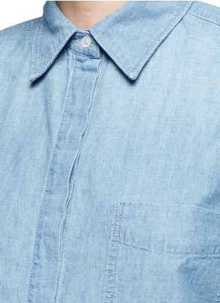 Detail View - Click To Enlarge - VINCE - Oversized cotton shirt