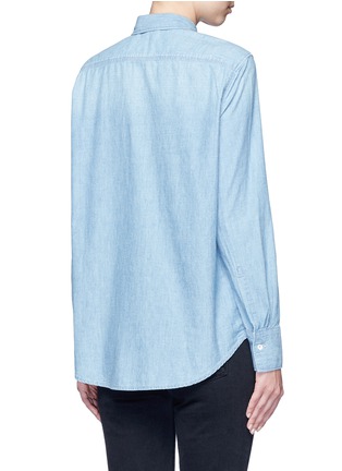 Back View - Click To Enlarge - VINCE - Oversized cotton shirt