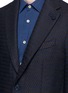 Detail View - Click To Enlarge - ALTEA - Stripe wool jacquard soft blazer