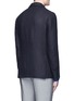 Back View - Click To Enlarge - ALTEA - Stripe wool jacquard soft blazer