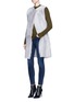 Figure View - Click To Enlarge - KARL DONOGHUE - Reversible cashmere lambskin shearling gilet