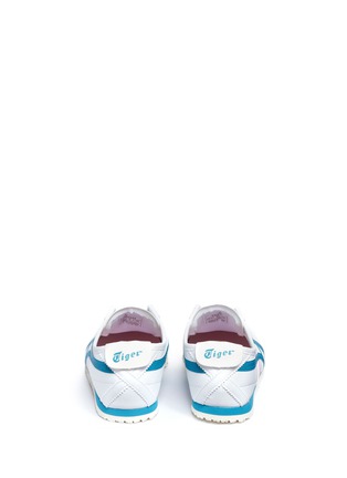 Back View - Click To Enlarge - ONITSUKA TIGER - 'Mexico 66 PS' stripe leather kids sneakers