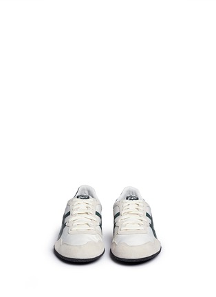 Front View - Click To Enlarge - ONITSUKA TIGER - 'Serrano' stripe ripstop sneakers