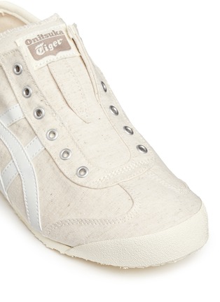 Detail View - Click To Enlarge - ONITSUKA TIGER - 'Mexico 66' unisex canvas slip-on sneakers