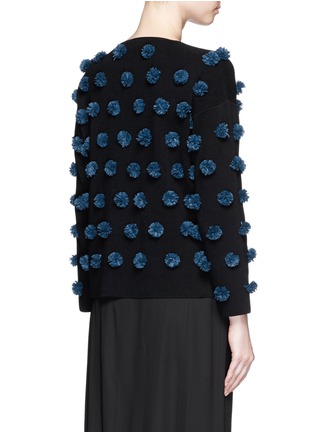 Back View - Click To Enlarge - OPENING CEREMONY - Pompom V-neck sweater