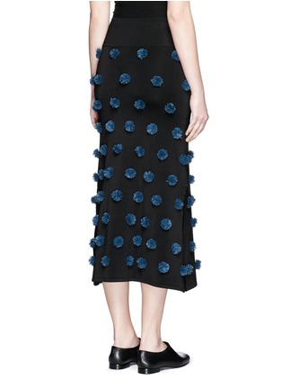 Back View - Click To Enlarge - OPENING CEREMONY - Pompom knit skirt