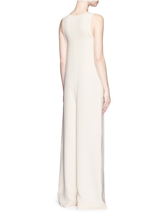 Back View - Click To Enlarge - OPENING CEREMONY - 'Talene' U-neck wide leg crepe jumpsuit