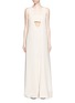 Main View - Click To Enlarge - OPENING CEREMONY - 'Talene' U-neck wide leg crepe jumpsuit