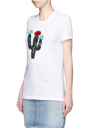 Front View - Click To Enlarge - MARKUS LUPFER - 'Cactus 3D' embellished Kate T-shirt