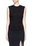 Main View - Click To Enlarge - T BY ALEXANDER WANG - Twist drape front jersey tank top
