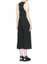 Back View - Click To Enlarge - T BY ALEXANDER WANG - French terry culottes jumpsuit