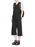Figure View - Click To Enlarge - T BY ALEXANDER WANG - French terry culottes jumpsuit