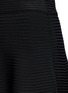 Detail View - Click To Enlarge - T BY ALEXANDER WANG - Horizontal rib knit flare skirt