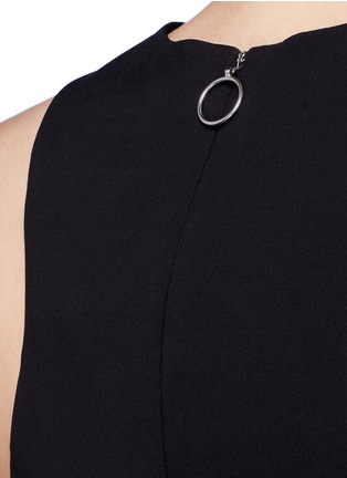Detail View - Click To Enlarge - T BY ALEXANDER WANG - Tech suiting fabric cropped top