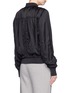 Back View - Click To Enlarge - T BY ALEXANDER WANG - Fluid twill bomber jacket