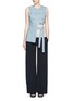 Figure View - Click To Enlarge - T BY ALEXANDER WANG - Wide leg stretch crepe pants