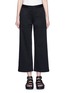 Main View - Click To Enlarge - T BY ALEXANDER WANG - Cropped twill wide leg pants