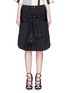 Main View - Click To Enlarge - T BY ALEXANDER WANG - Sleeve waist tie poplin skirt