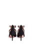 Back View - Click To Enlarge - AQUAZZURA - 'Byzantine' stud suede lace-up pumps