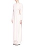 Front View - Click To Enlarge - STELLA MCCARTNEY - Wool blend rib knit maxi dress