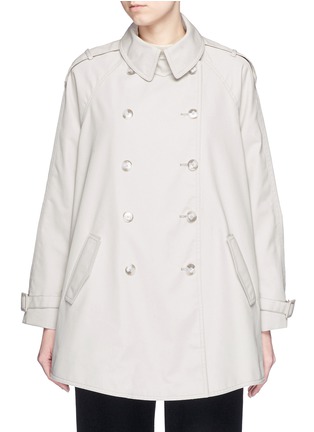Main View - Click To Enlarge - STELLA MCCARTNEY - Cotton twill short flare trench coat