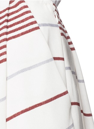 Detail View - Click To Enlarge - ELIZABETH AND JAMES - 'Watson' gathered foldover stripe skirt