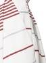 Detail View - Click To Enlarge - ELIZABETH AND JAMES - 'Watson' gathered foldover stripe skirt