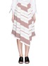 Main View - Click To Enlarge - ELIZABETH AND JAMES - 'Watson' gathered foldover stripe skirt