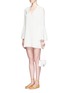 Figure View - Click To Enlarge - ELIZABETH AND JAMES - 'Maitai' bell sleeve crepe dress
